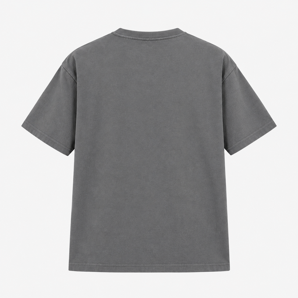 Grey Oversized Save Your Sorrow T-shirt
